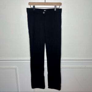 Betabrand Black Straight Leg Dress Yoga Pants Womens M LONG
